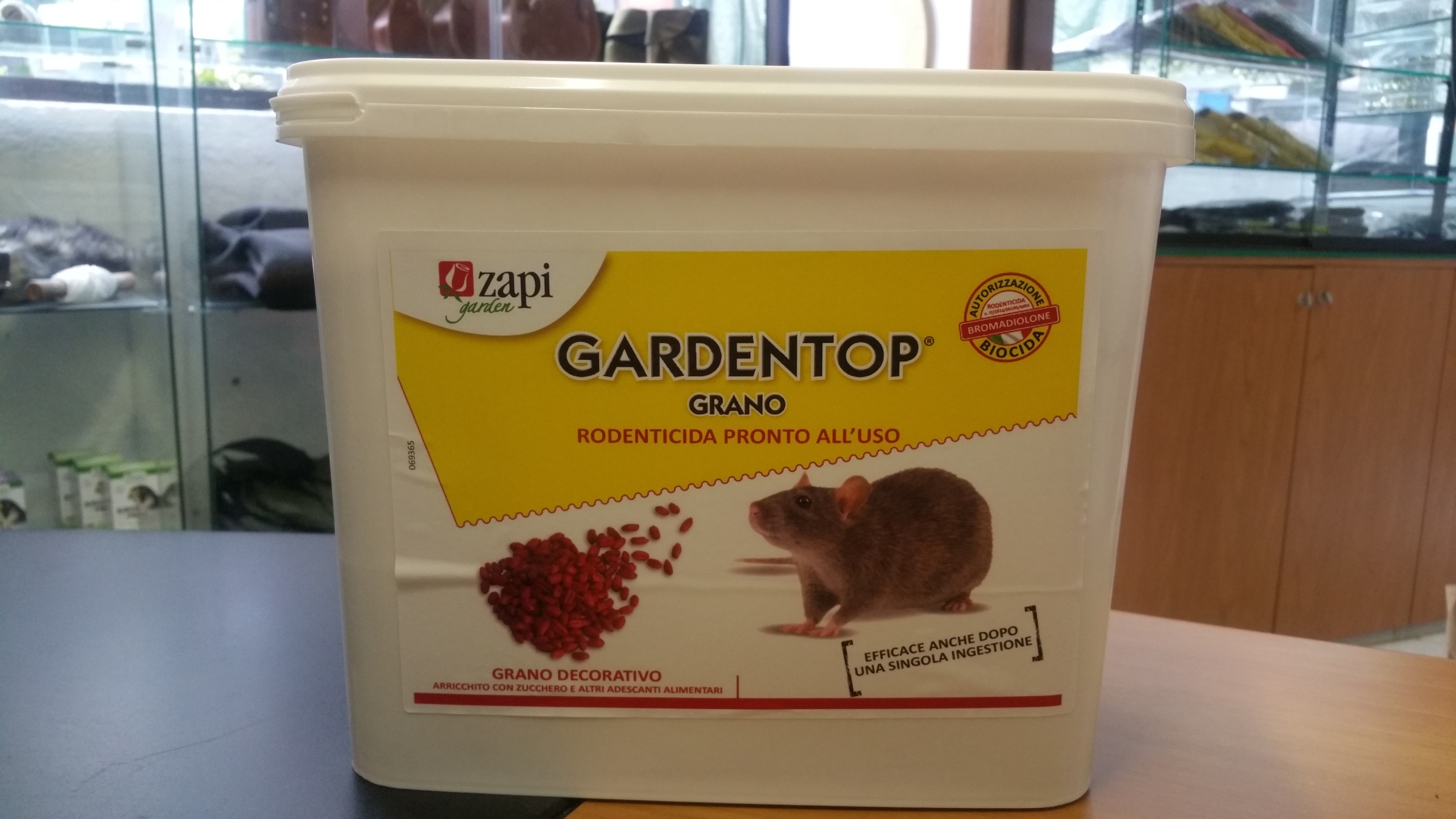VELENO PER TOPI - 5 Kg Gardentop grano biocida - Zoovarese